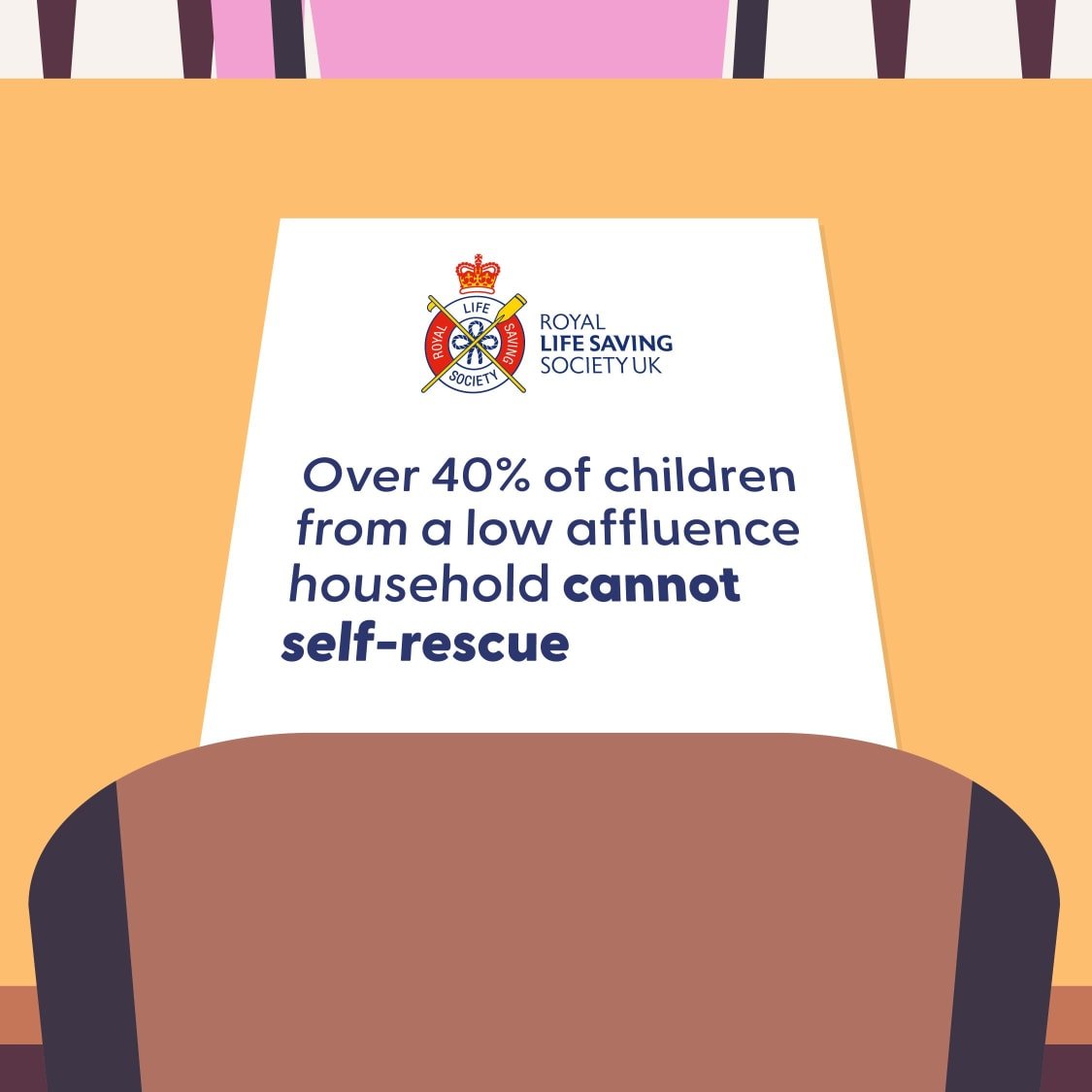 Over 40% of children from low affluence backgrounds cannot self rescue