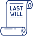 Simplified drawing of a last will