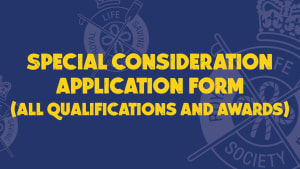 Special Consideration Application Form (All Qualifications and Awards)