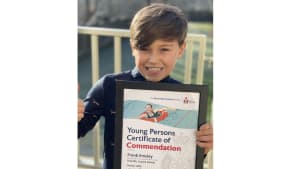 Royal Life Saving Society UK awards young hero